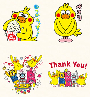 ポインコ LINEスタンプ