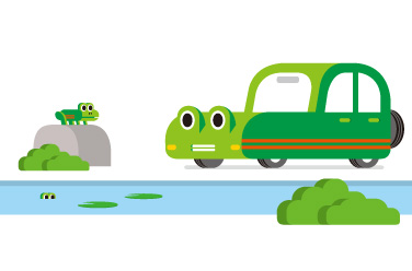 frog car