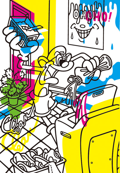 アートワーク1オリジナル作品 During washing