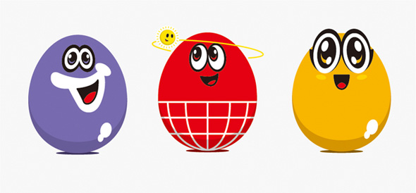 キャラクターデザインメガエッグ MEGA EGG / 2D