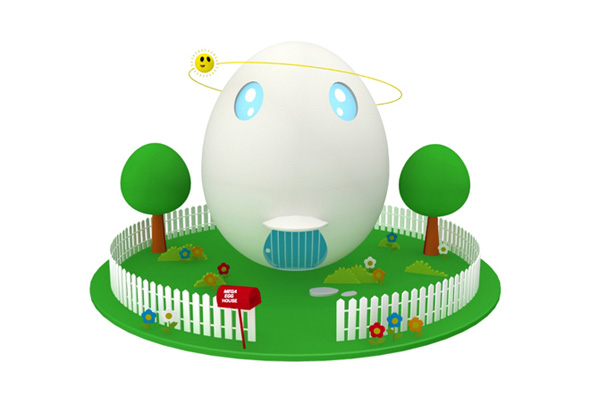 キャラクターデザインメガエッグ MEGA EGG / 3D