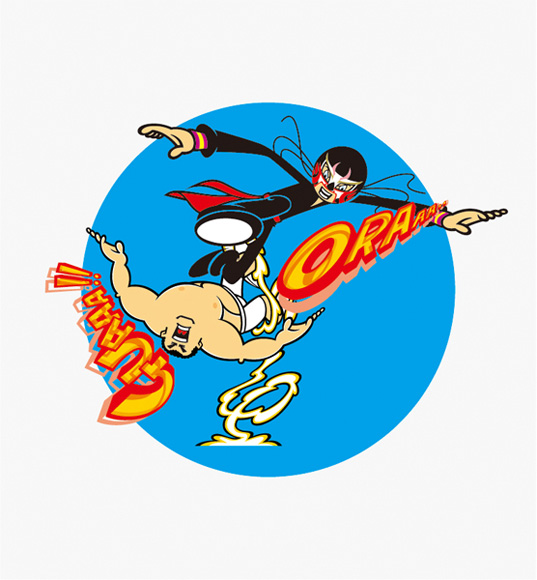 プロレスイラスト みちのくプロレス / 1